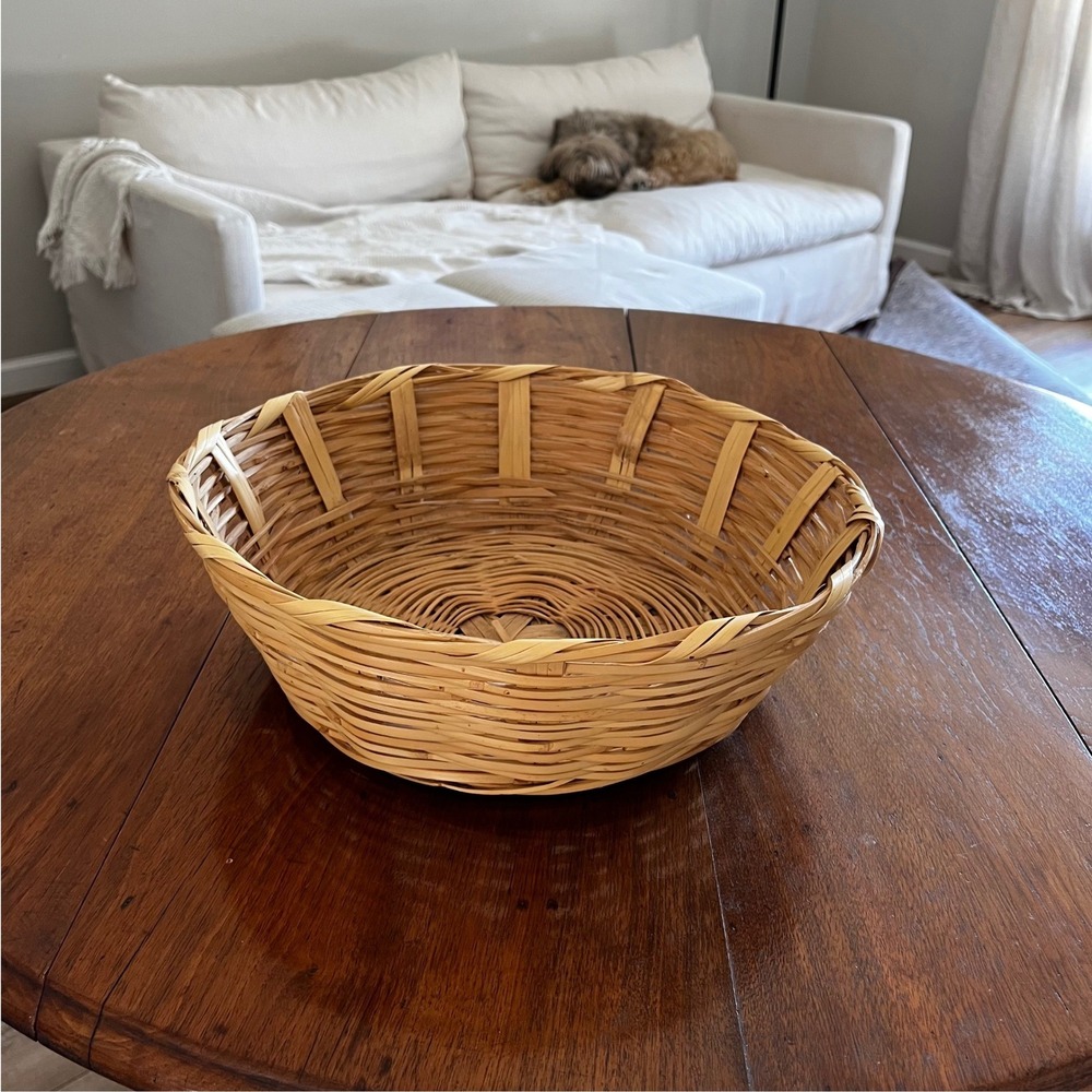 Vinage Rattan Basket